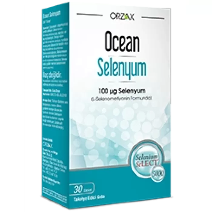 Orzax Ocean Selenyum Takviye Edici Gıda 30 Tablet