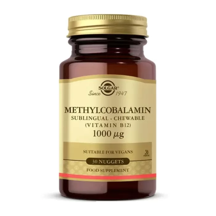 Solgar Methylcobalamin (B12) 1000 mcg 30 Dilaltı Tablet