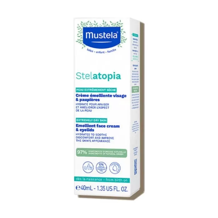 Mustela Stelatopia Emollient Face Cream Yüz Kremi 40 ml