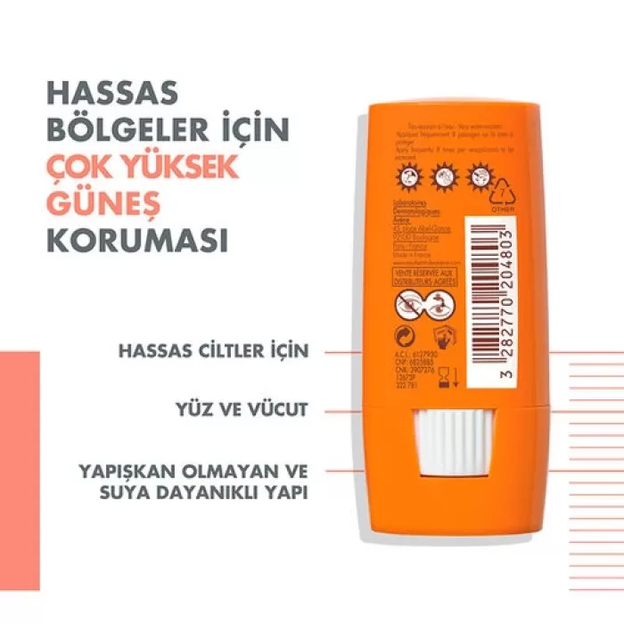 Avene Hassas Bölgeler İçin Güneş Koruyucu Stick Spf50 8 gr