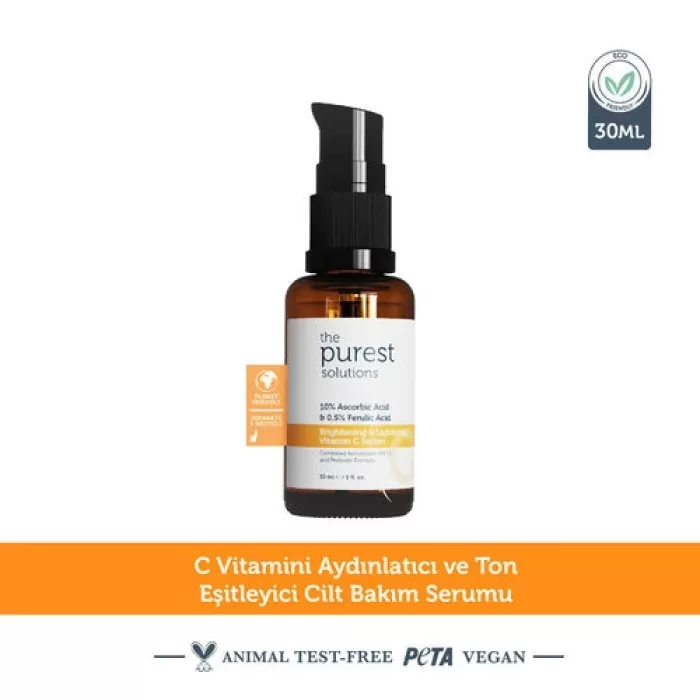 The Purest Solutions Brightening + Lightening Vitamin C Serum 30 ml