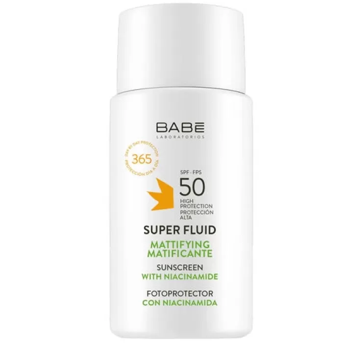 Babe Super Fluid Sunscreen Mattifying SPF50 50 ml