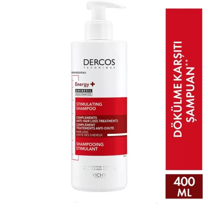 Vichy Dercos Energising Saç Dökülmesine Karşı Şampuan 400 ml