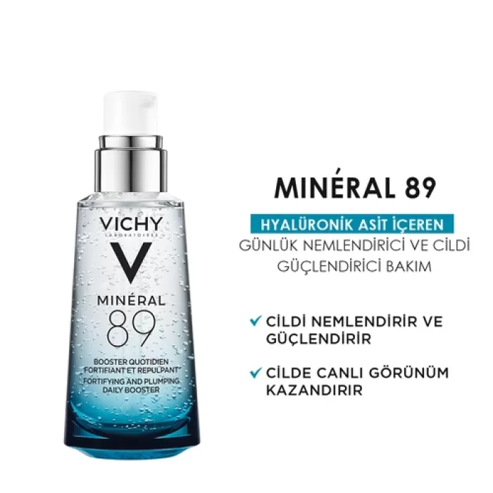 Vichy Mineral 89 Mineralizing Water + Hyaluronic Acid 50 ml Serum