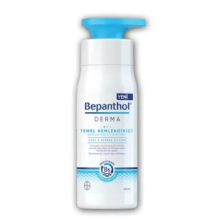 Bepanthol Derma Temel Nemlendirici Kuru Hassas Ciltler Losyon 400 ml