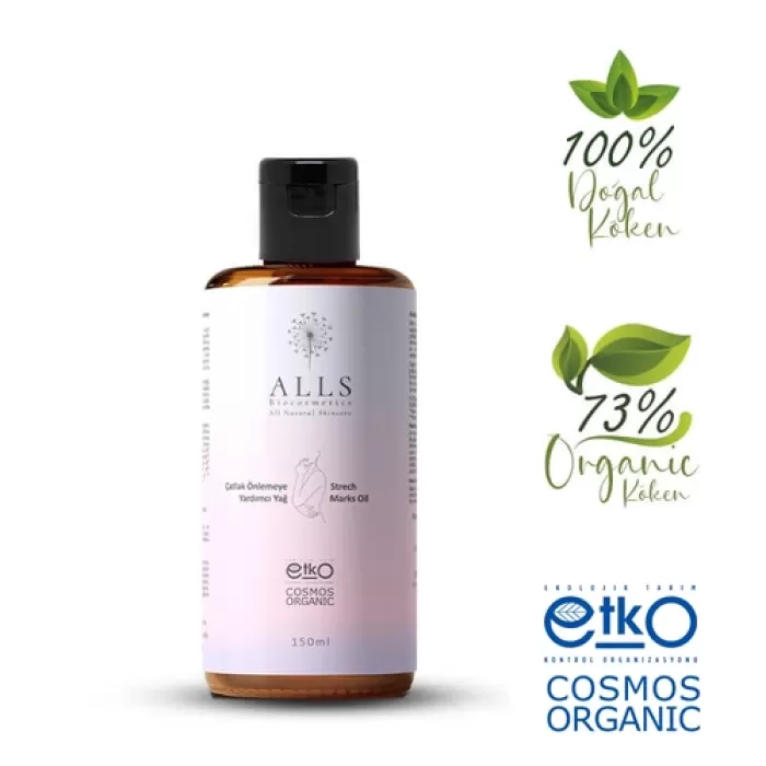 Alls Biocosmetics Organik Çatlak Önlemeye Yardımcı Yağ 150 ml