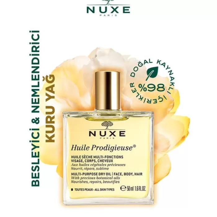 NUXE Huile Prodigieuse Çok Amaçlı Kuru Bakım Yağı 50 ml