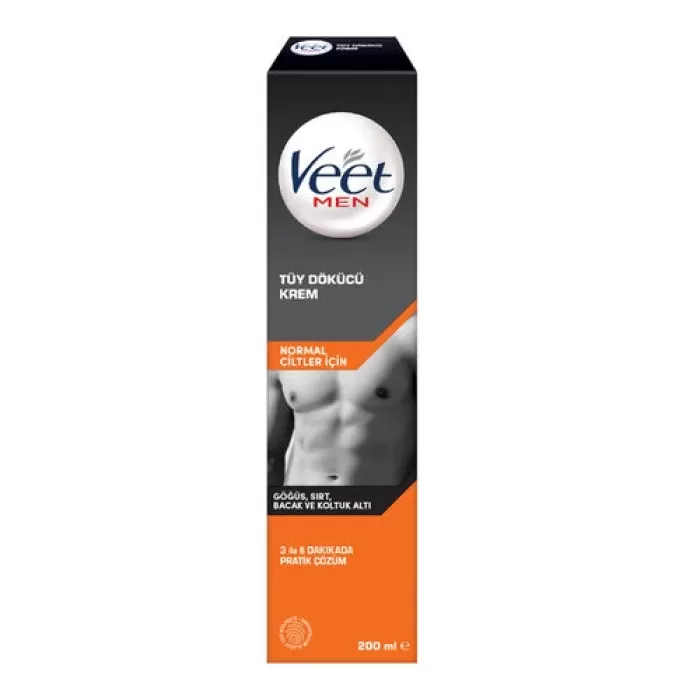 Veet Men Normal Ciltler için Tüy Dökücü Krem 200 ml