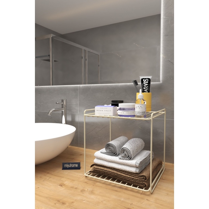 2 Raflı Mutfak Rafı Tabak Rafı Banyo Rafı Mutfak düzenleyici Banyo Düzenleyici Organizer