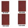 Su Zımparası, Yumuşak Kağıt, Yüksek Kalite 23X28 cm 60,80,100,120 KUM 4 Parça