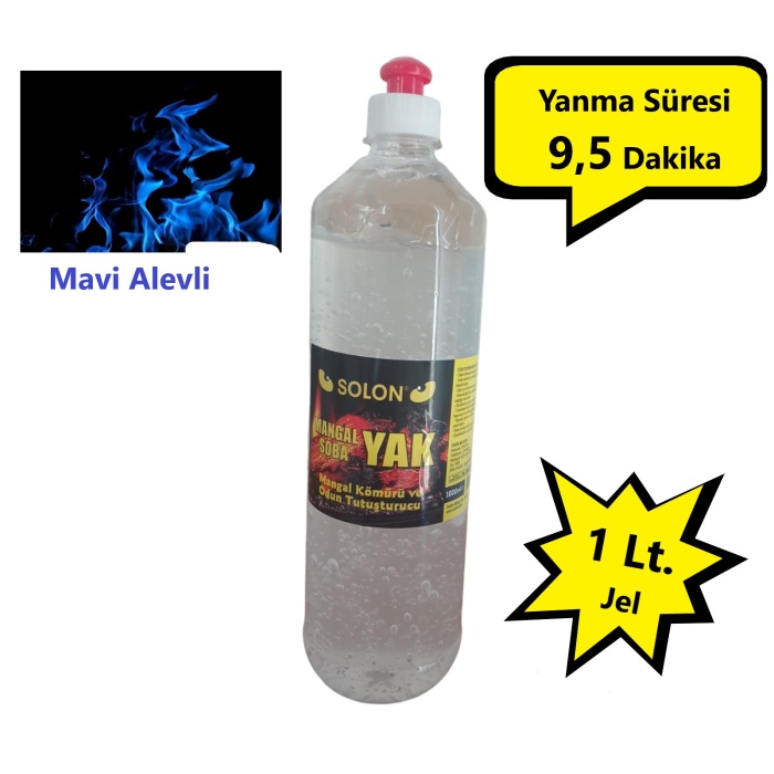 Mangal Soba Şömine Tutuşturucu Jel Yakıt 1 Litre