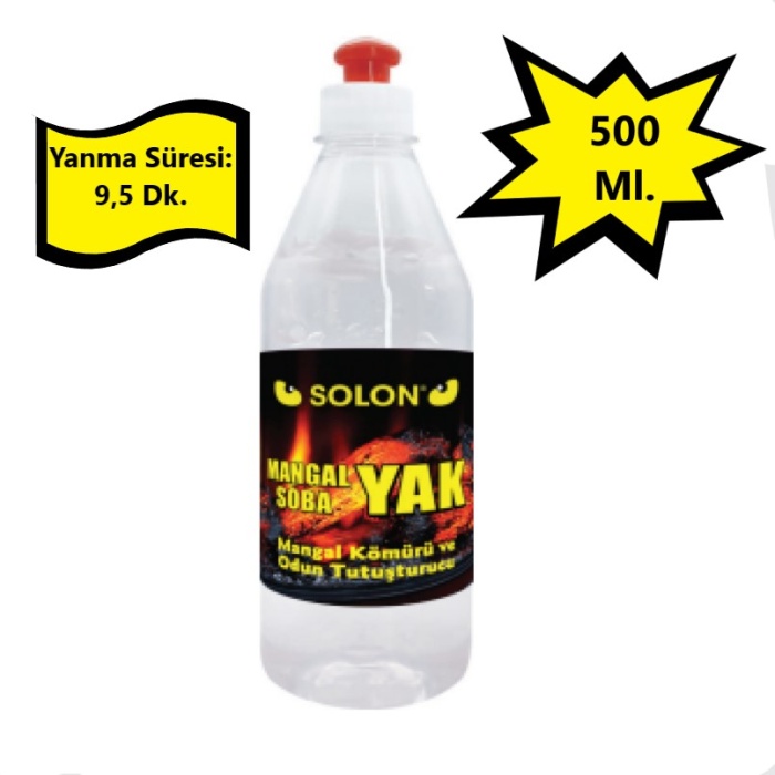 Mangal Soba Şömine Tutuşturucu Jel Yakıt 500 Ml.