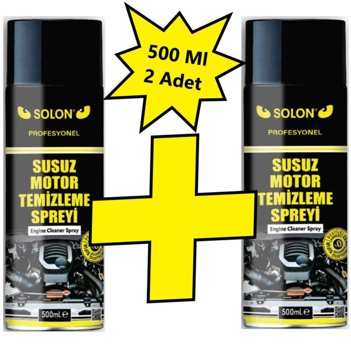 2 Adet Susuz Motor Temizleme Spreyi 500 Ml