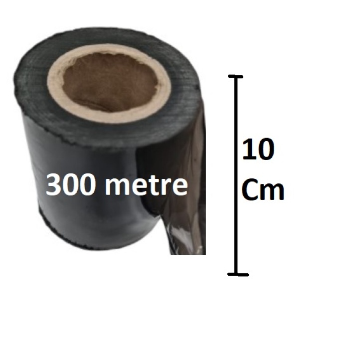 Dilimli Siyah Palet Streç 10 CM 17 Mic. 400Gr / 300mt. Siyah 2 Adet