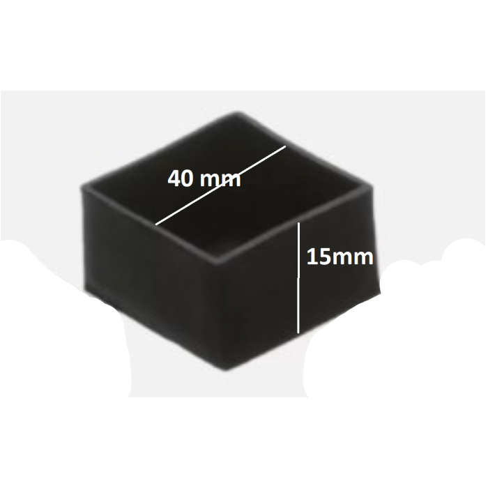Adilon Tapa, Plastik Sandalye, Profil Tapası 40mm X 40mm Dış 10 Adet