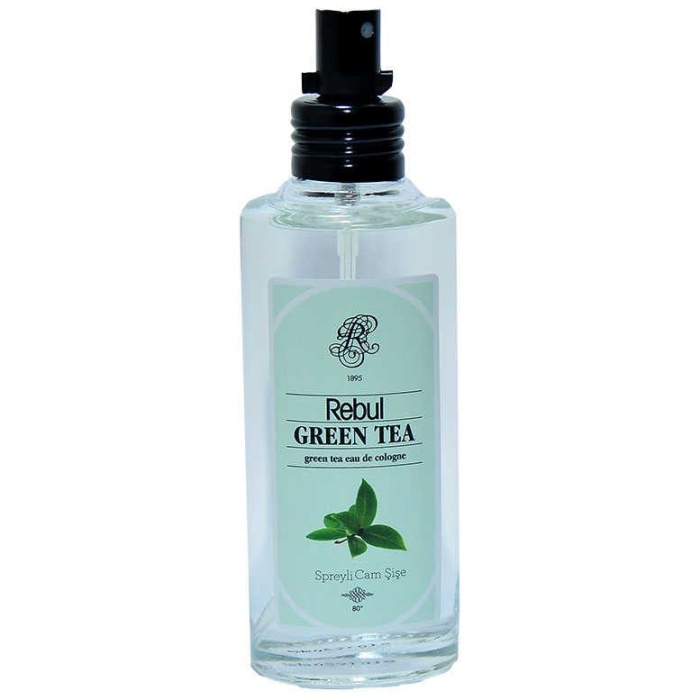 Yeşil Çay Kolonyası 80 Derece Cam Şişe Sprey Green Tea 100 ML