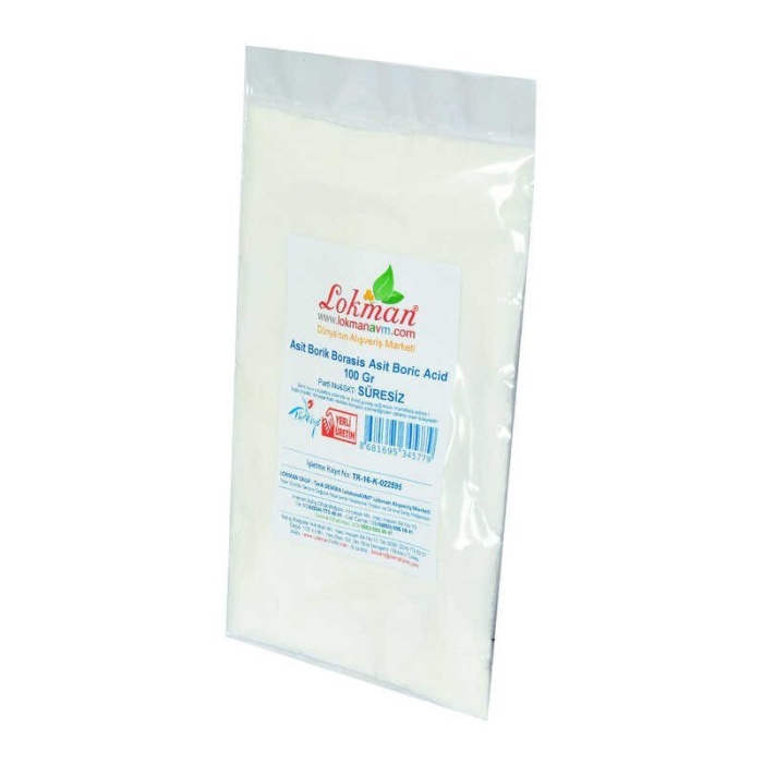 Asit Borik Borasis Asit Boric Acid 100 Gr Paket