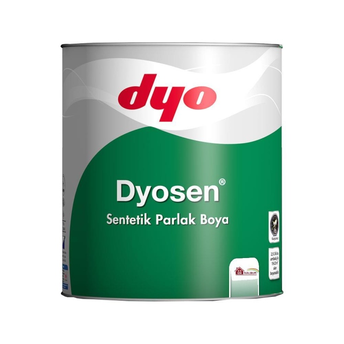 Dyosen Sentetik Parlak Boya 0,75 LT Beyaz