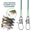 Fishack Klipsli Fırdöndülü Çelik Tel 72li Kartela Set