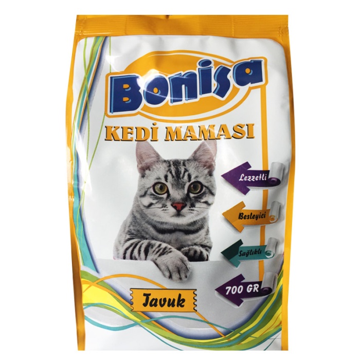 Bonisa Tavuklu Kedi Maması 700 Gr