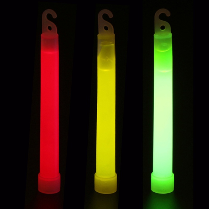 6 Kimyasal Işık Çubuğu - Sarı - 15 cm - Argeus Glow Stick