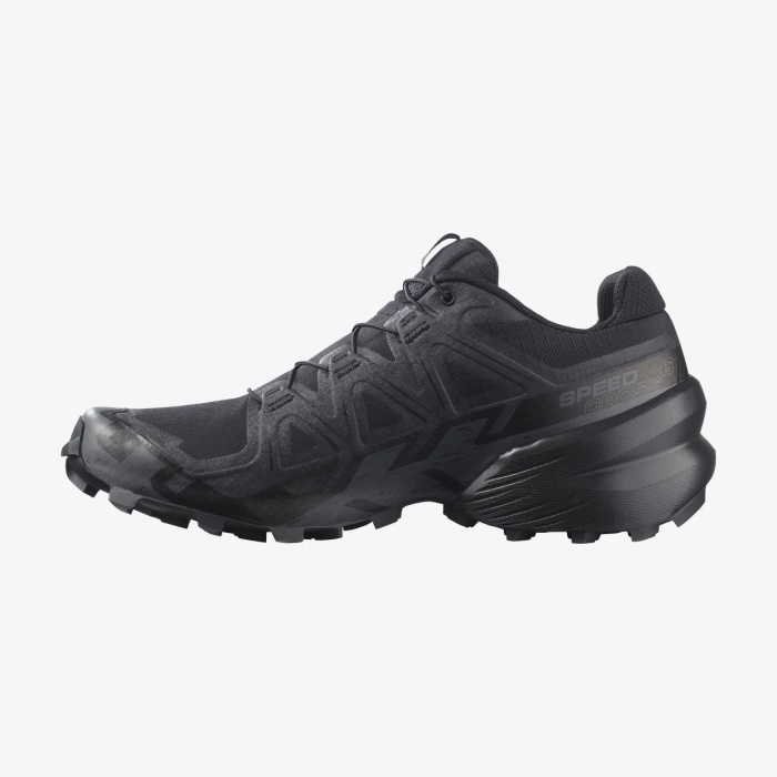 Salomon Speedcross 6 Erkek Koşu Ayakkabısı - Black/Black/Phantom