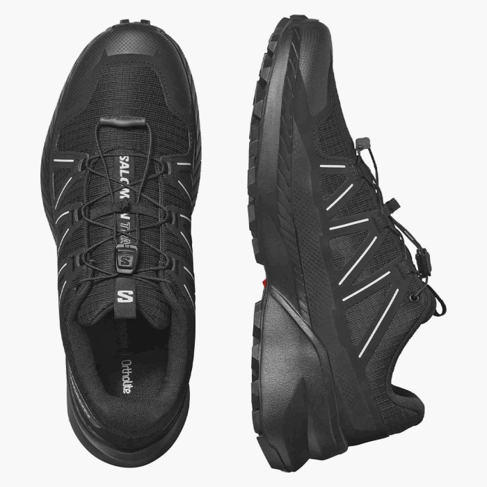 Salomon Speedcross Peak Erkek Koşu Ayakkabısı - Black/Black/Glacier Gray