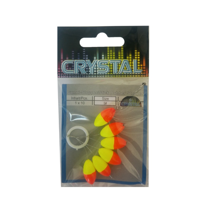 Crystal Renkli Şamandıra Stopper No:5 (6lı)