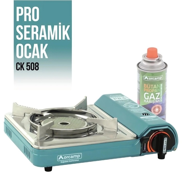 Orcamp Tekli Portatif Pro Seramik Ocak Mavi CK-508