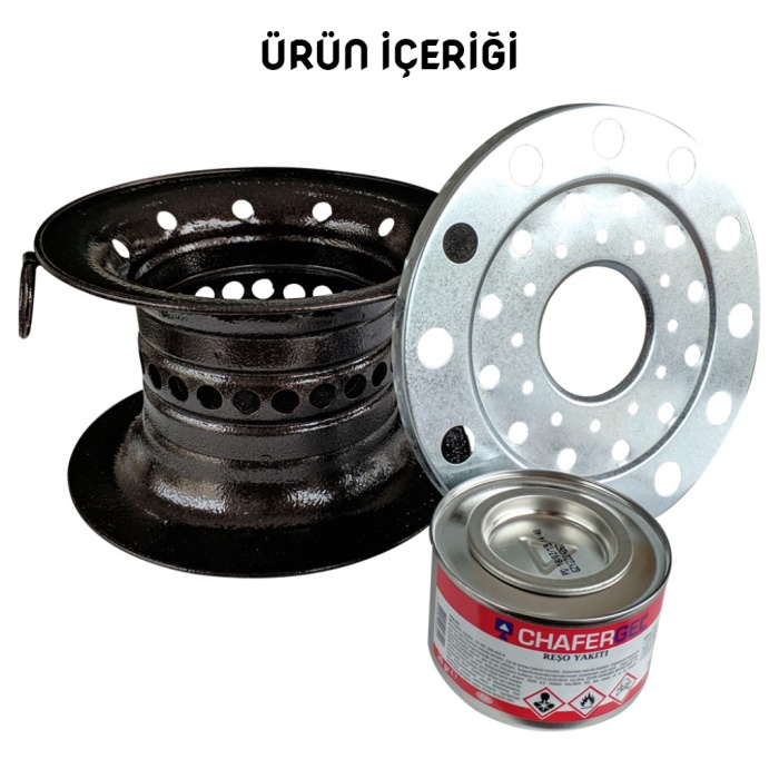 Argeus Jel Yakıtlı Osmanlı Ocağı Siyah