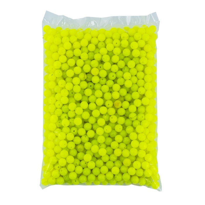 Yüzen Sazan Boncuğu - 14 MM - Neon Yeşili (1 KG)