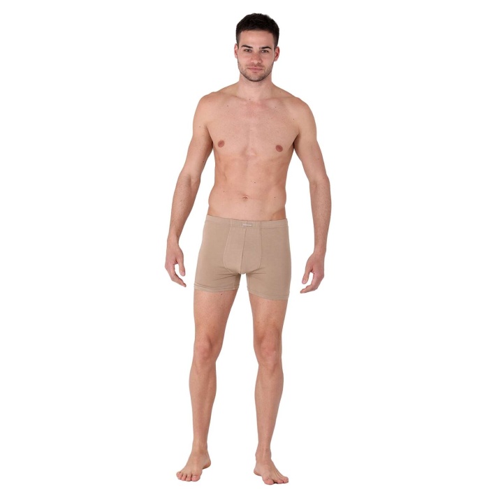 Bambu Erkek Boxer Short - Thermoform - Kum