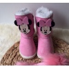 Pembe Minnie Mouse Süet Çocuk Botu