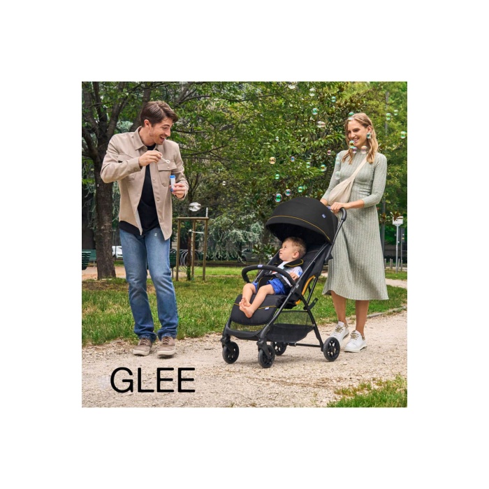 Glee Bebek Arabası Uneven Black