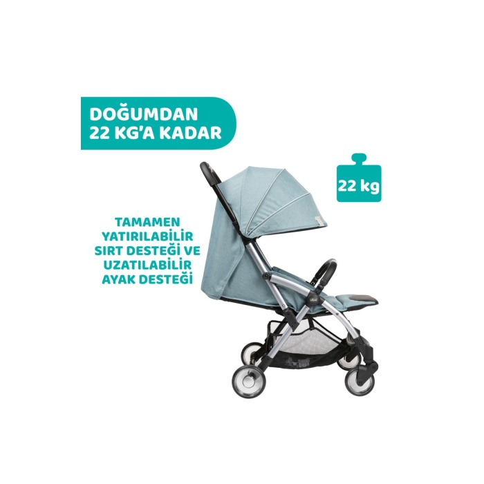 Goody Plus Bebek Arabası - Tozlu Yeşil