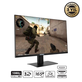 Spardox Gaming SG-24165 24 1ms (GTG) 165Hz FullHD VA G-Sync & FreeSync Oyuncu Monitörü