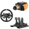 Moza Racing R16 GT Yarış Direksiyonu Seti (DD R16 Black & CS Wheel Leather Edt. & CRP LoadCell Pedal)