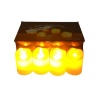 LED PLASTİC SWİNGİNG CANDLE NO-263 ( 5X9CM ) ( AKAN MUM ) ( PİLLİ ) LEDLİ MUM*12X40