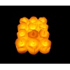 LED PLAS NO-215 ( 3X4CM ) AKAN MUM MODELİ LEDLİ PİLLİ MUM*12X100