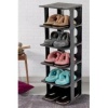 LUXURY SHOE RACK OM-0910-1023 ( SİYAH ) LÜKS AYAKKABILIK*8