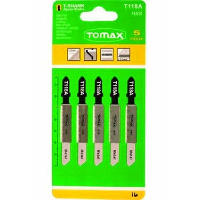 TOMAX T118A METAL 5PCS DEKOBAJ BIÇAK DEKUPAJ*200