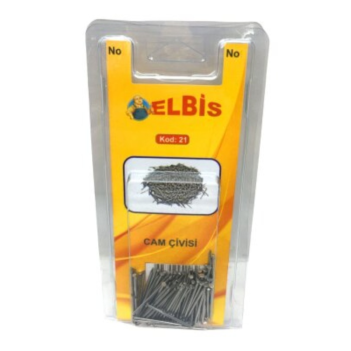 ELBİS-21  5X22CM.CAM ÇİVİSİ *12X24