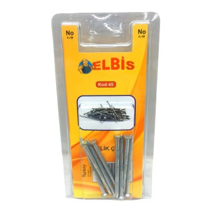 ELBİS-45  4X60 ÇELİK ÇİVİ *12X24