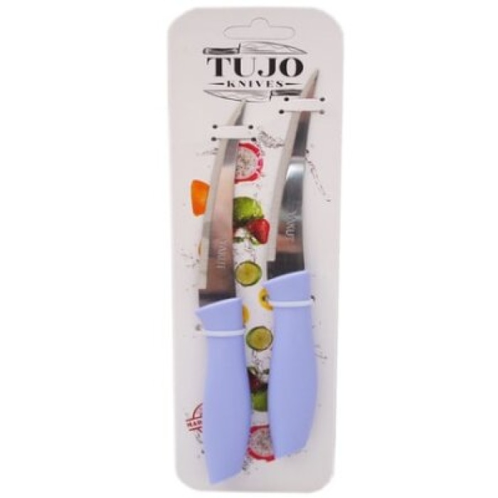 TUJO KNIVES-2420 ( 2PCS ) ( KARTELALI ) TIRTIRLI BIÇAK*240