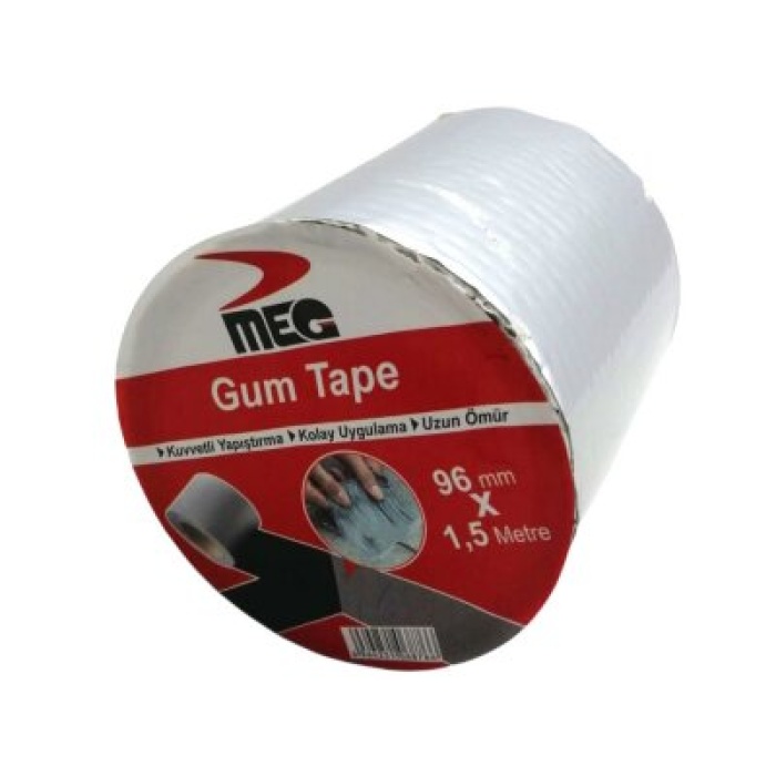 MEG GUM TAPE ( 96MMX1.5MT ) SU SIZDIRMAZ SAKIZ TAMİR BANTI*48