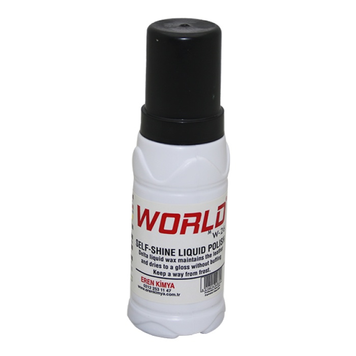 WORLD W-26 ( DERİ ) ( SİYAH ) SIVI LİKİT BOYA SPECIAL PAINT FOR LEATHERS 100ML*12X8