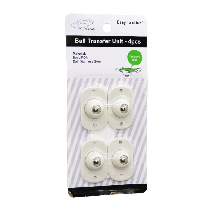 BALL TRANSFER UNİT-463 ( 4PCS ) ( 1 BİLYA TEKERLEKLİ ) MOBİLYA EŞYA TAŞIMA APARATI ( 360° )*400