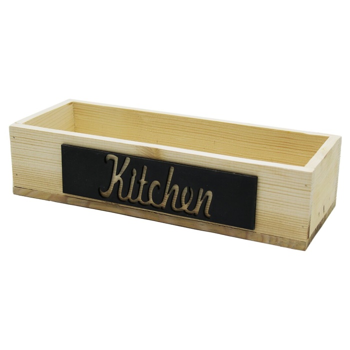 İNCİR HOME KİTCHEN ( RENKSİZ ) AHŞAP MUTFAK ORGANİZER 30X10X7CM*20