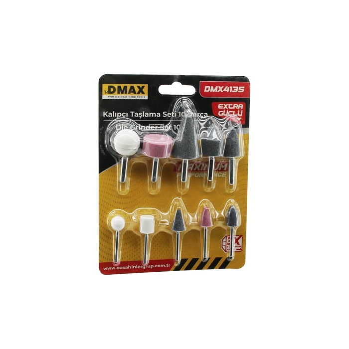 DMAX DMX-4135 ( 10PCS ) KALIPCI TAŞLAMA SETİ (TEMİZLEME & PARLATMA & ÇAPAK ALMA & PAS SIYIRMA)*200