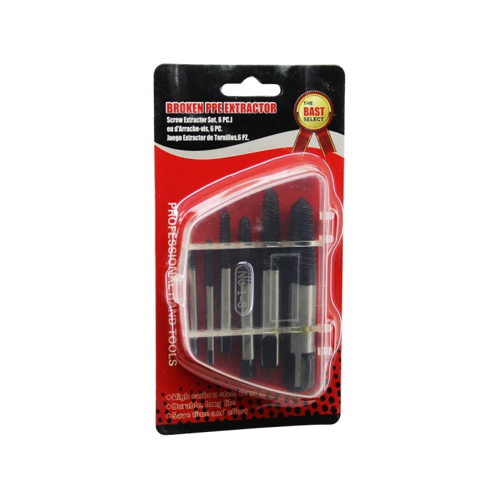 BROKEN PPE EXTRACTOR LRD-92 ( 6 PCS ) HASARLI VİDA ÇIKARICI SET & ( SOLA DÖNEN ) KLAVUZ UÇ*120